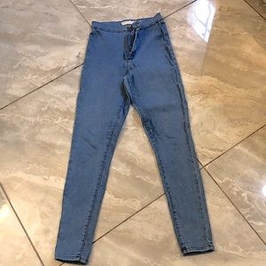Topshop ultra high waist jean jeggings style super skinny jeans